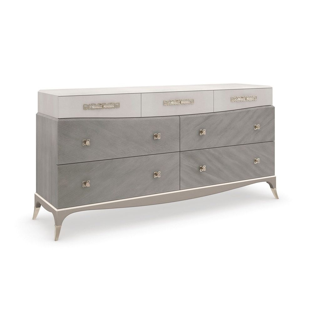 Dressers & Chests Cadence - Brown, Silver, Off White