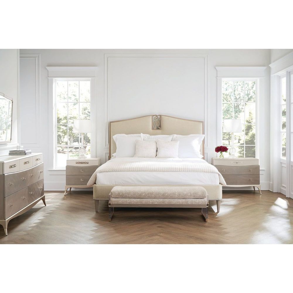 Dressers & Chests Cadence - Brown, Silver, Off White