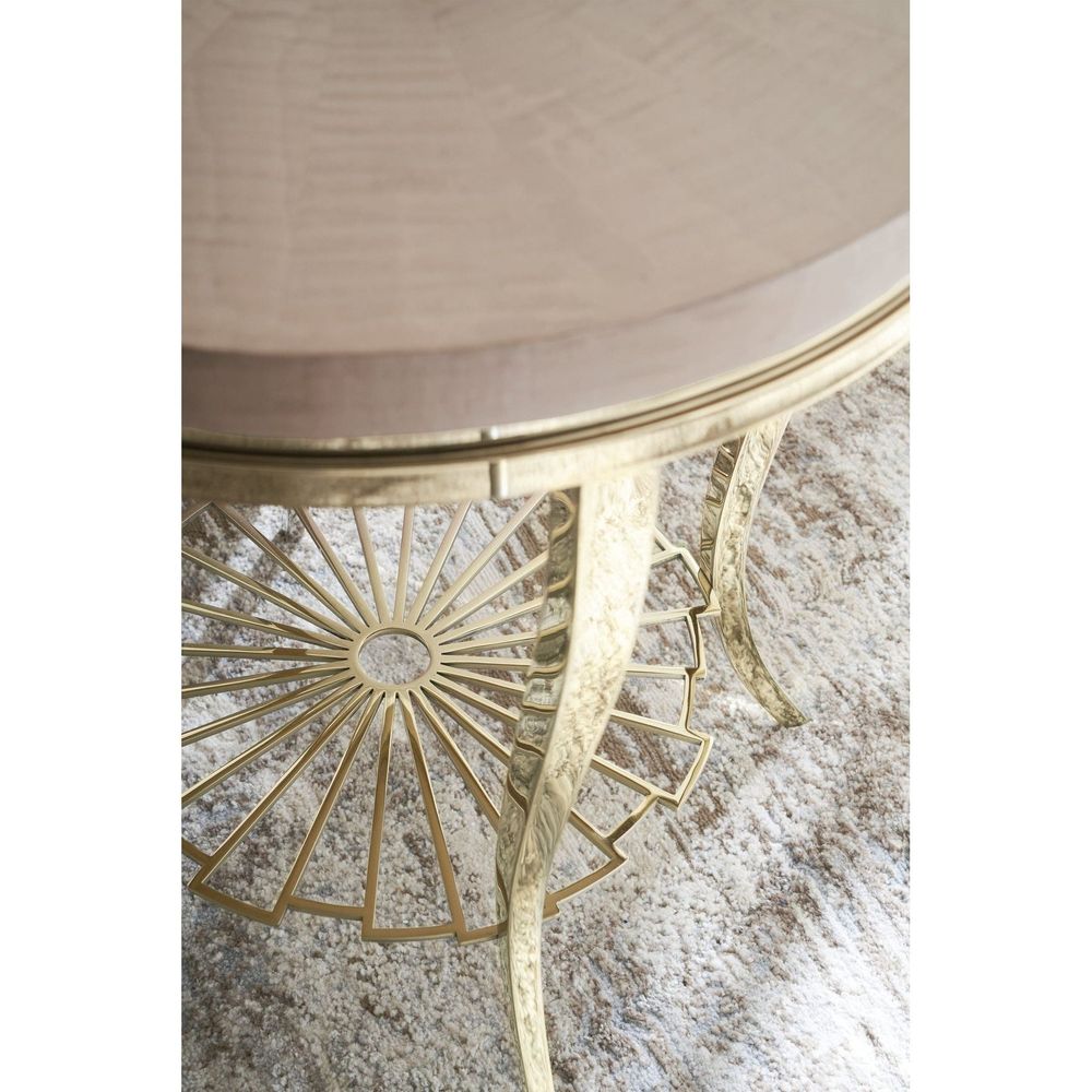 Side Tables Ballet - Off White, Gold