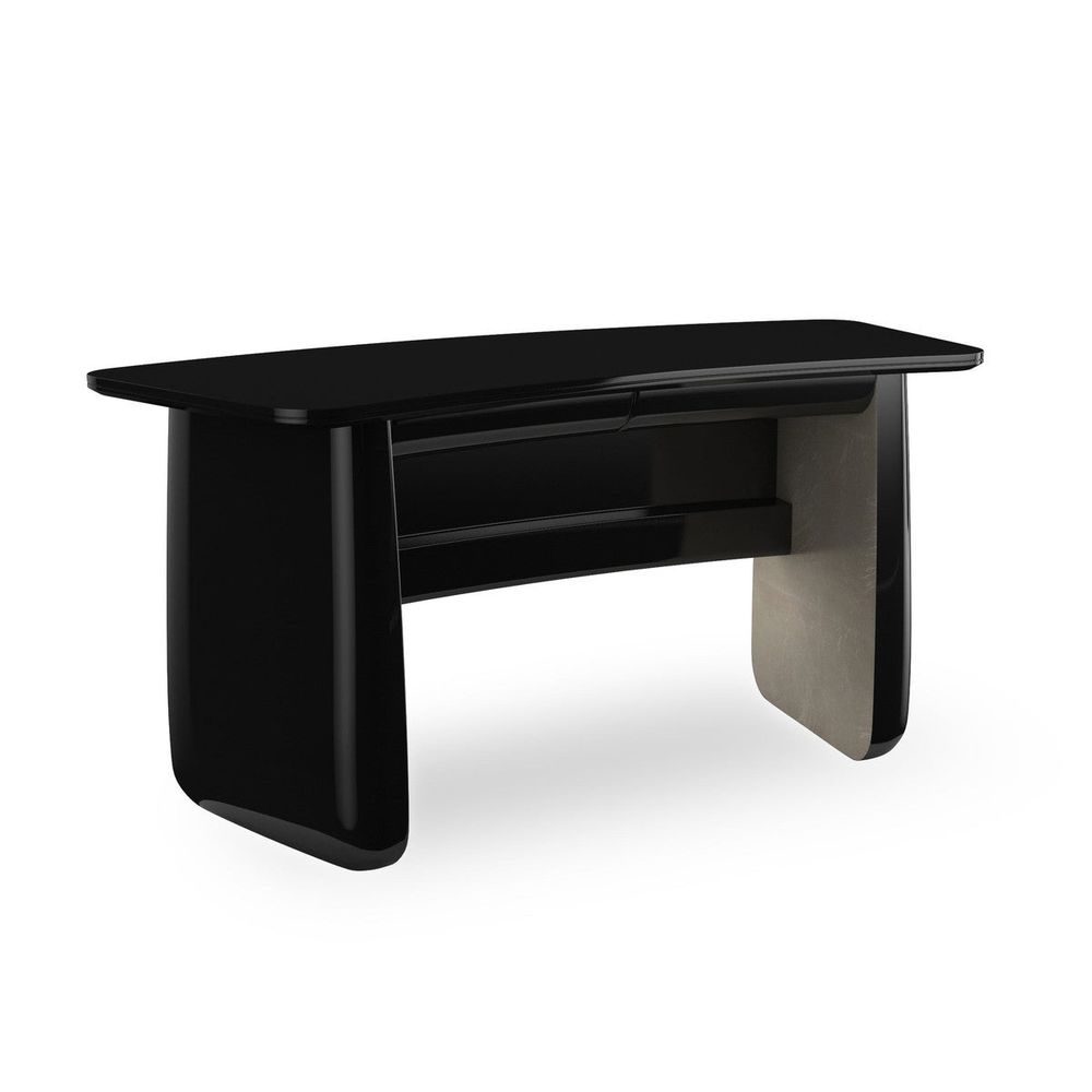 Console Tables Gemstone Desk - Black, Grey