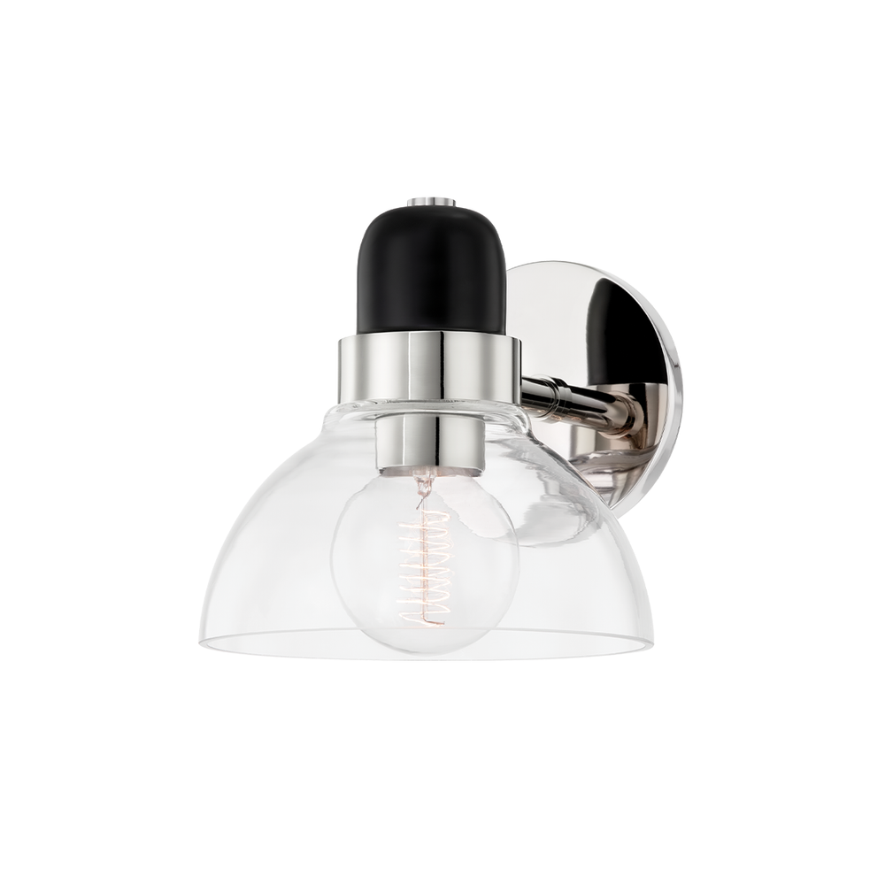 Camile 1 Light Bath Bracket-Mitzi-HVL-H482301-PN-Bathroom VanityPolished Nickel-2-France and Son
