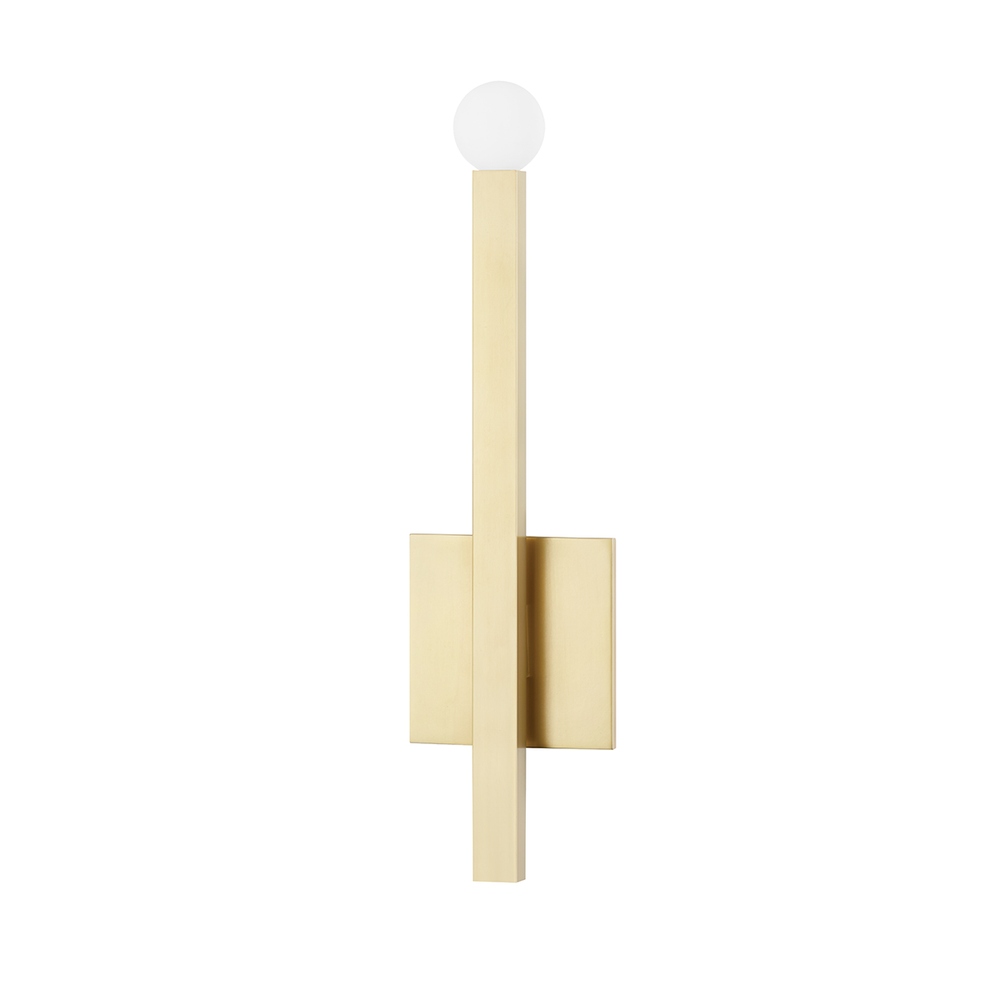 Dona 1 Light Wall Sconce-Mitzi-HVL-H463101-AGB-Outdoor Wall SconcesAged Brass-1-France and Son