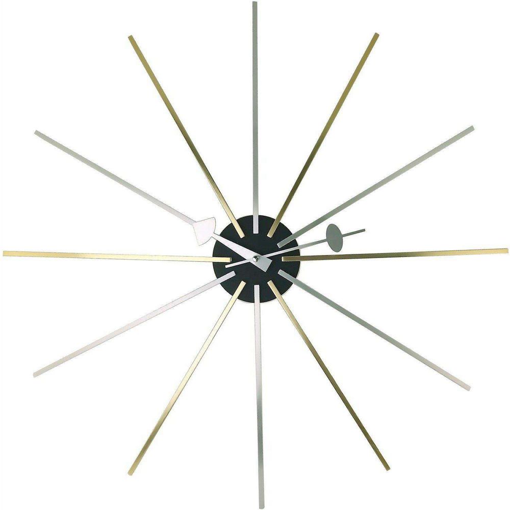 Mid-Century Modern Reproduction Star Clock Inspired by George Nelson