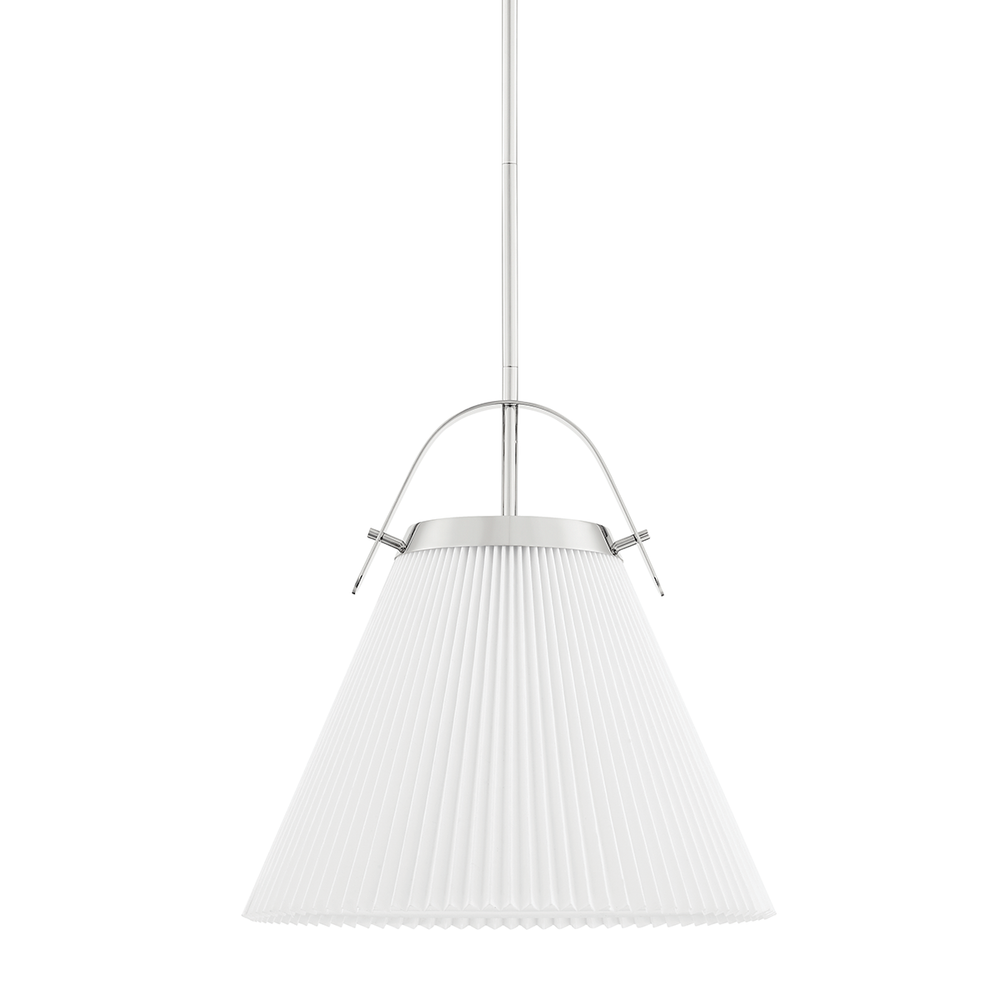 Aldridge - 1 Light Small Pendant-Hudson Valley-HVL-9616-PN-PendantsPolished Nickel-3-France and Son
