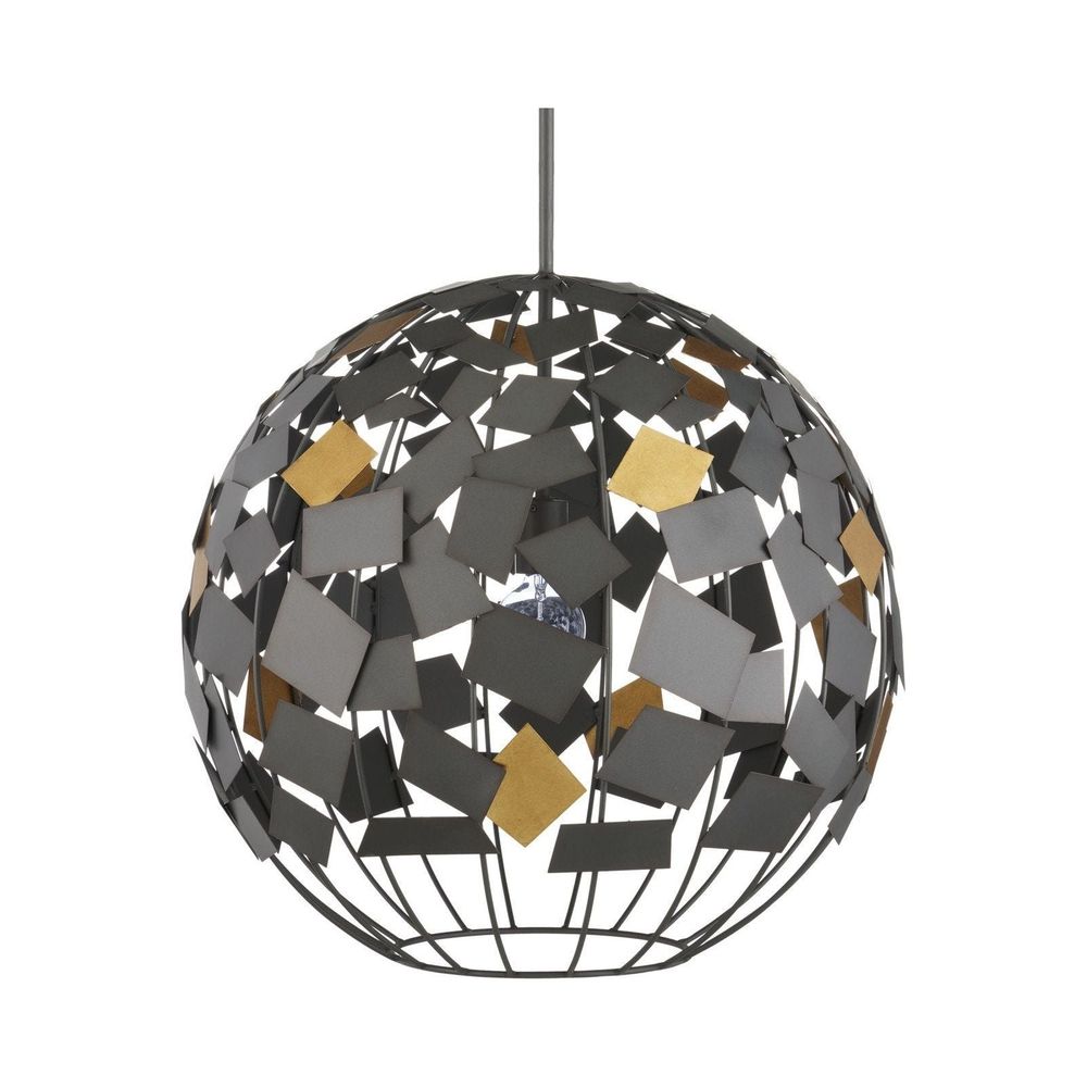 Chandeliers Moon Night Gray & Gold Orb Chandelier