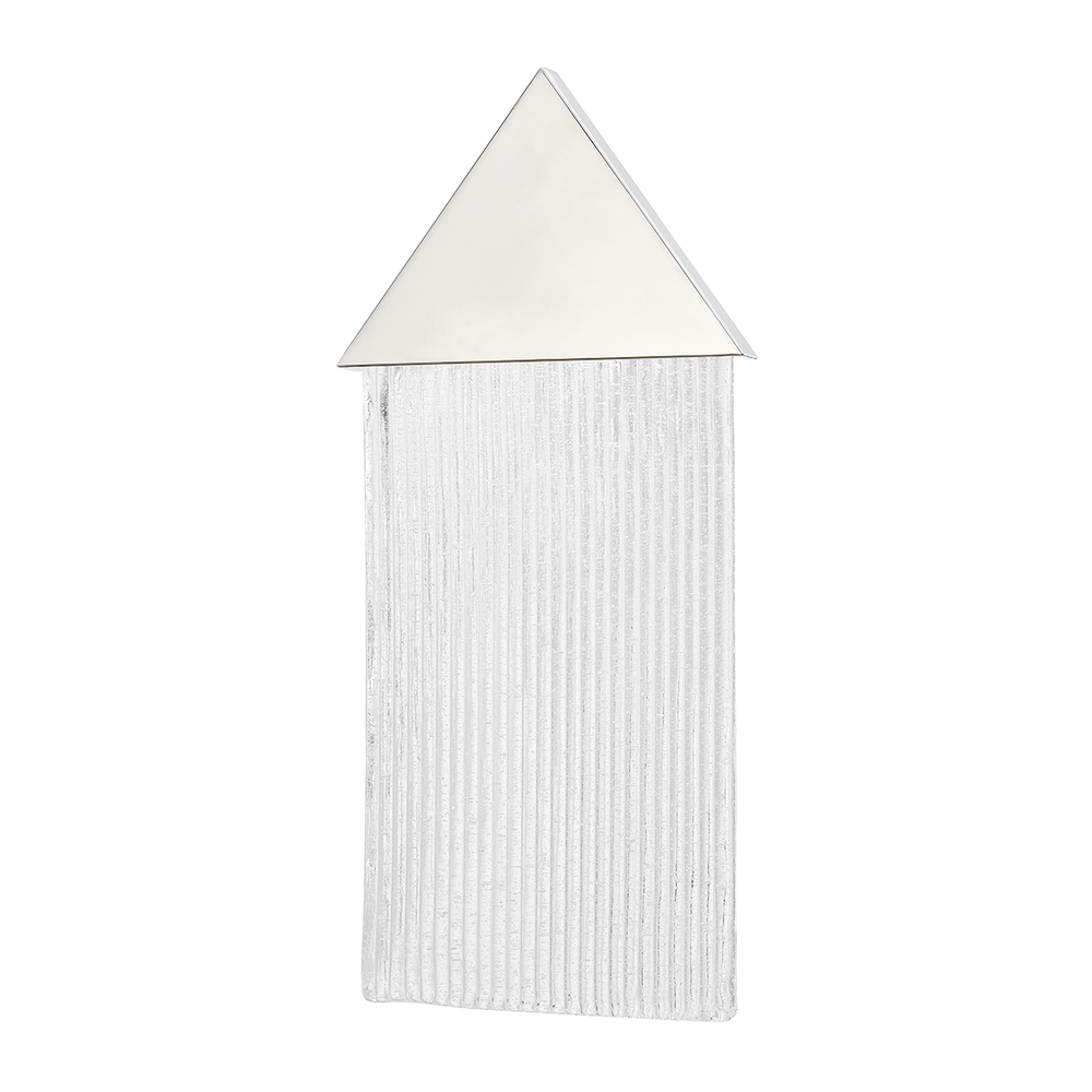 Walden Led Wall Sconce-Hudson Valley-HVL-4923-PN-Outdoor Wall SconcesPolished Nickel-2-France and Son