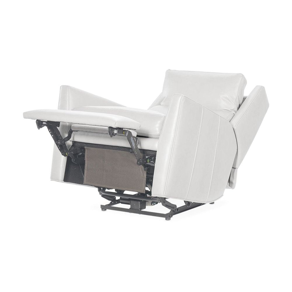 Lounge Chairs: Recliners Cloud Zero Gravity Sky Recliner w/ Power Headrest in Bleached White Leather [$500 Gift Card w/ Purchase!]