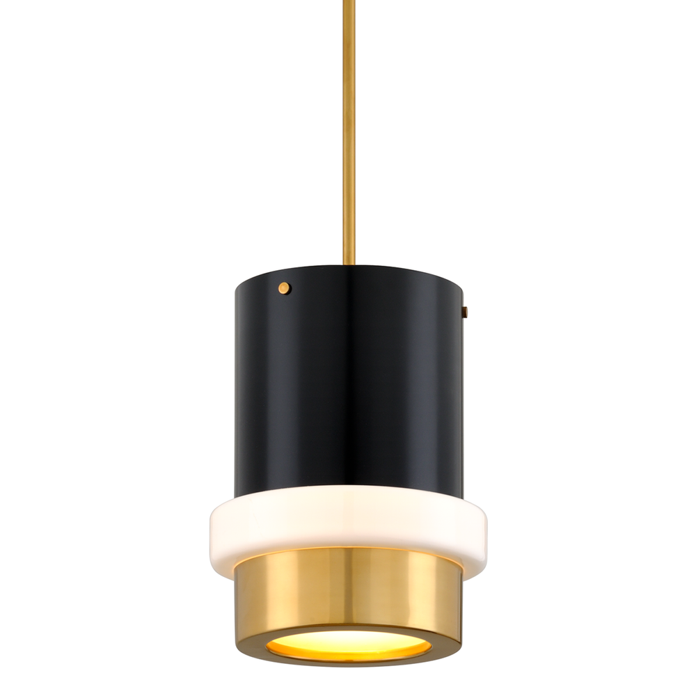 Beckenham 1 Light Pendant-Corbett Lighting-CORBETT-299-42-PendantsBlack-1-France and Son