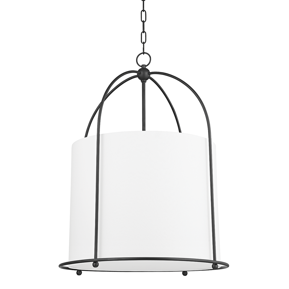 Orlando 1 Light Latern-Hudson Valley-HVL-4822-BBR-PendantsBlack-2-France and Son