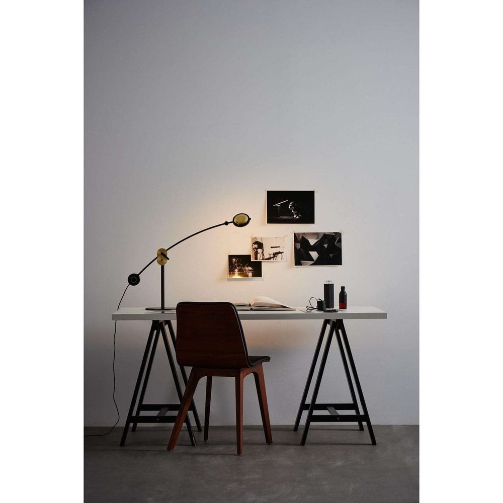 Planet Table Lamp - Matt Black + Copper-Seed Design-SEED-SLD-100DRTE-CPR-Table Lamps-5-France and Son