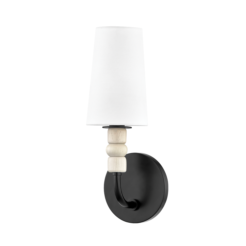 Casey 1 Light Wall Sconce-Mitzi-HVL-H523101-SBK-Outdoor Wall SconcesSoft Black-2-France and Son