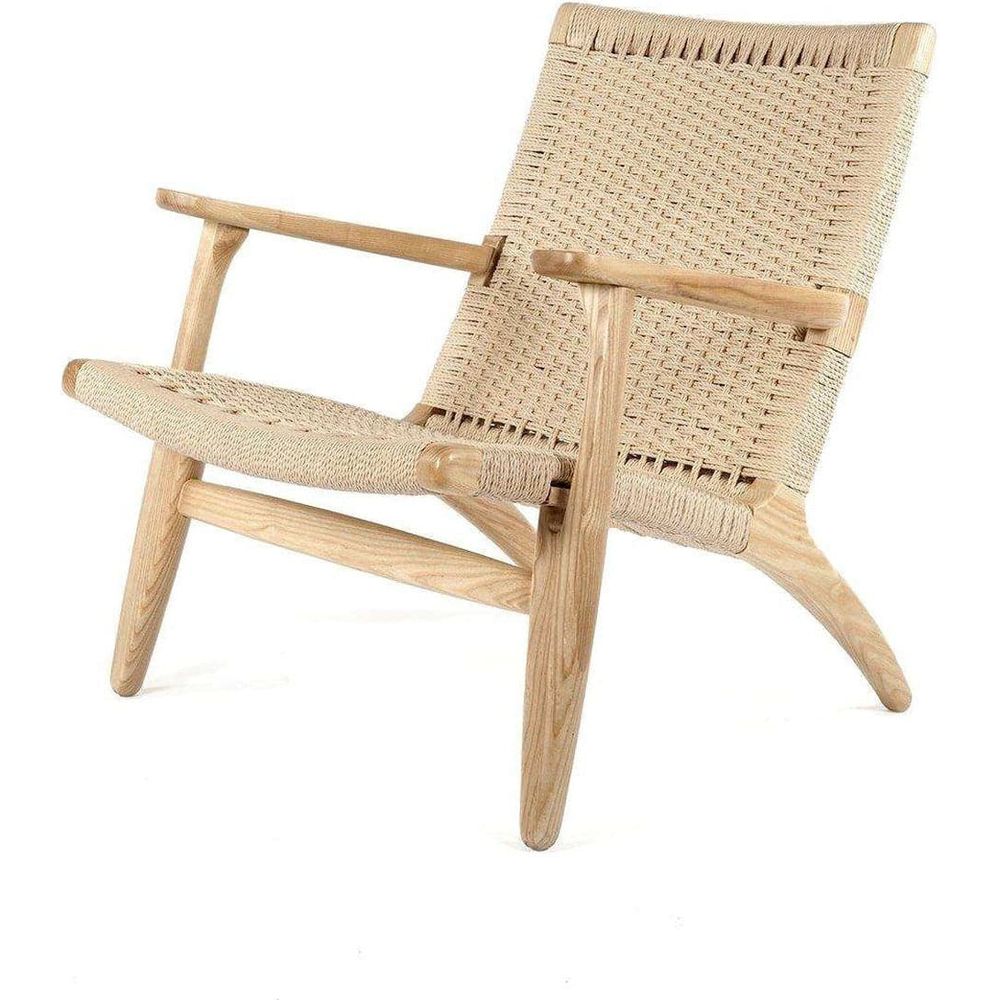 Mid-Century Modern Reproduction CH25 Lounge Chair Inspired by Hans Wegner