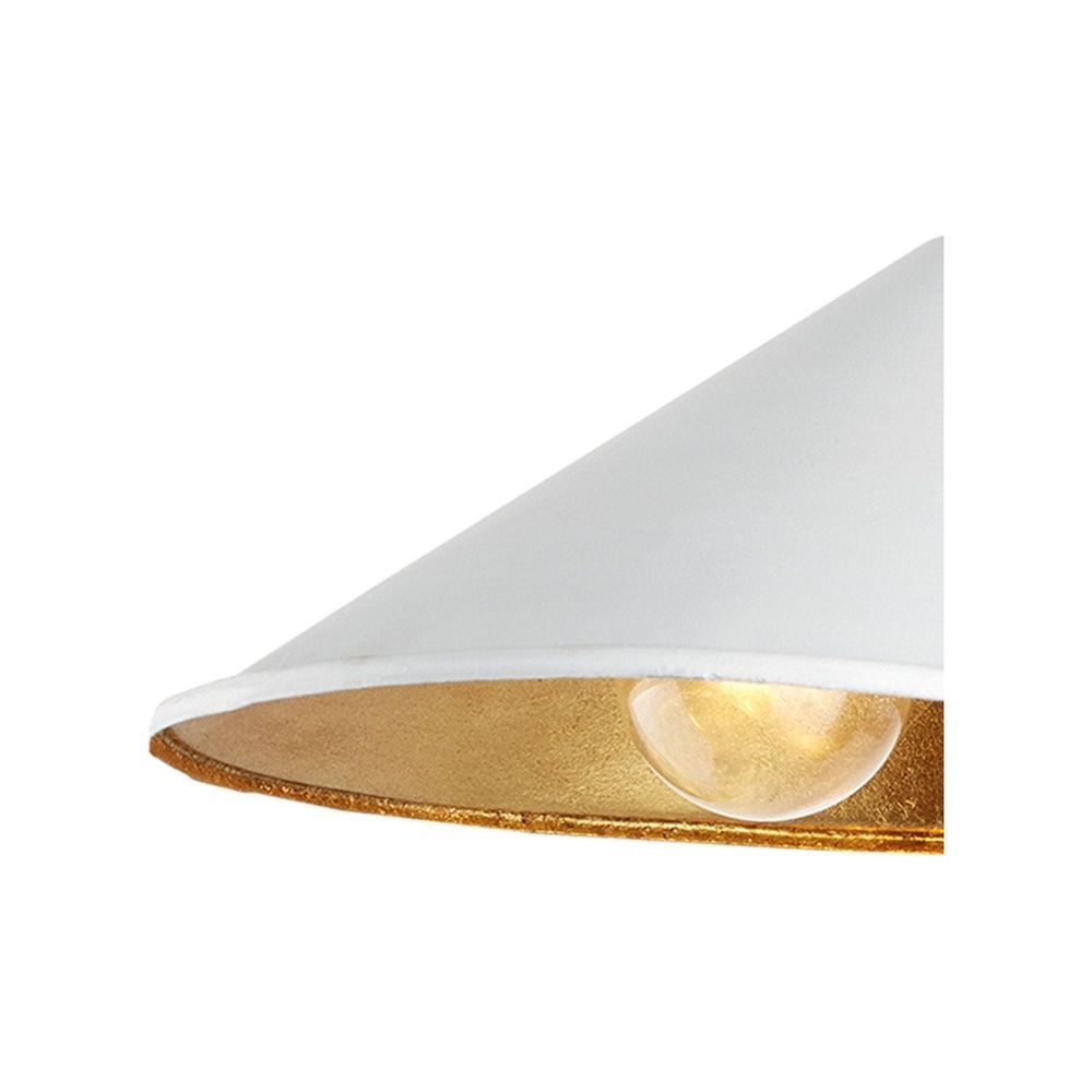Wall Lighting Serpa White Single Swing-Arm Wall Sconce