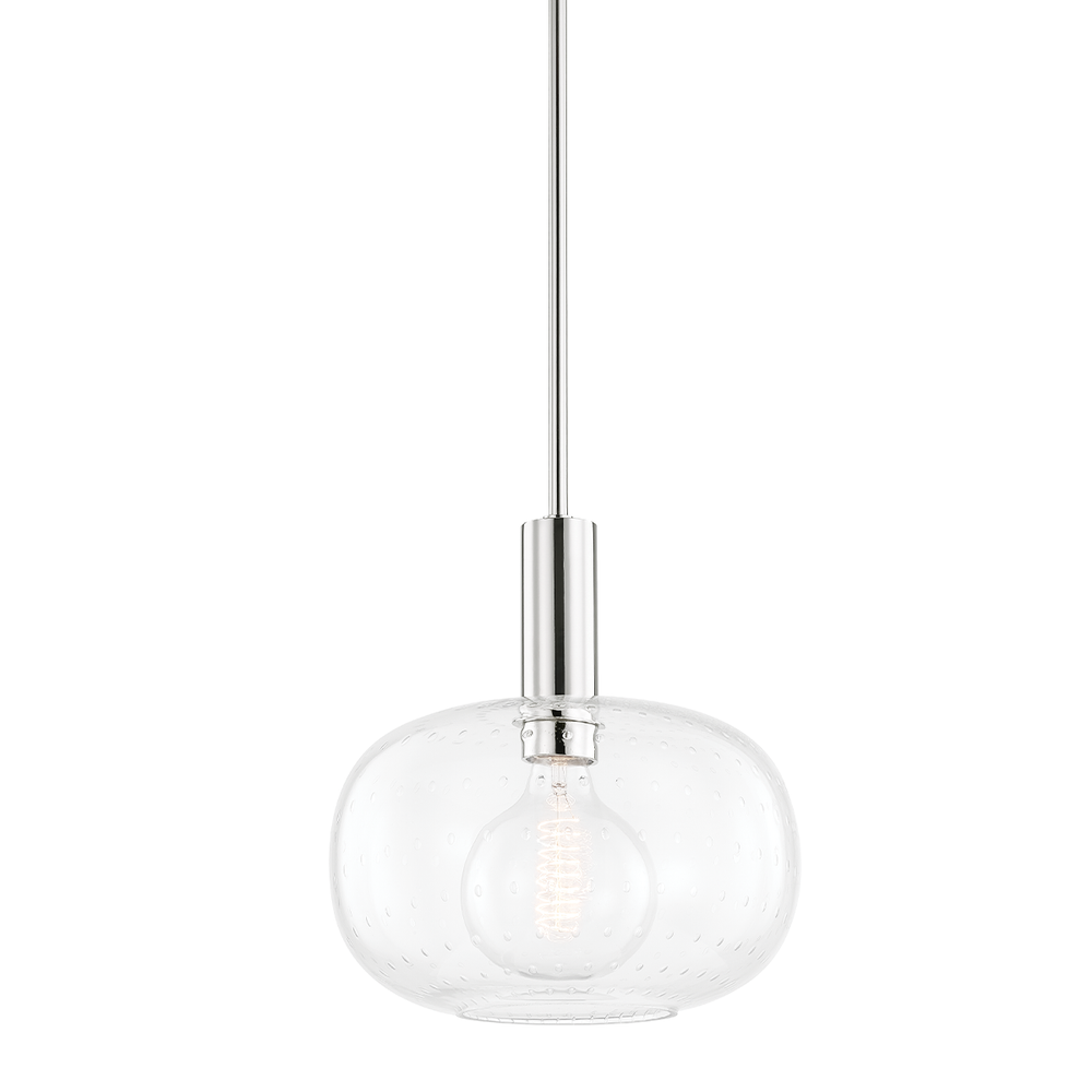 Harlow 1 Light Pendant-Mitzi-HVL-H403701-PN-PendantsPolished Nickel-2-France and Son