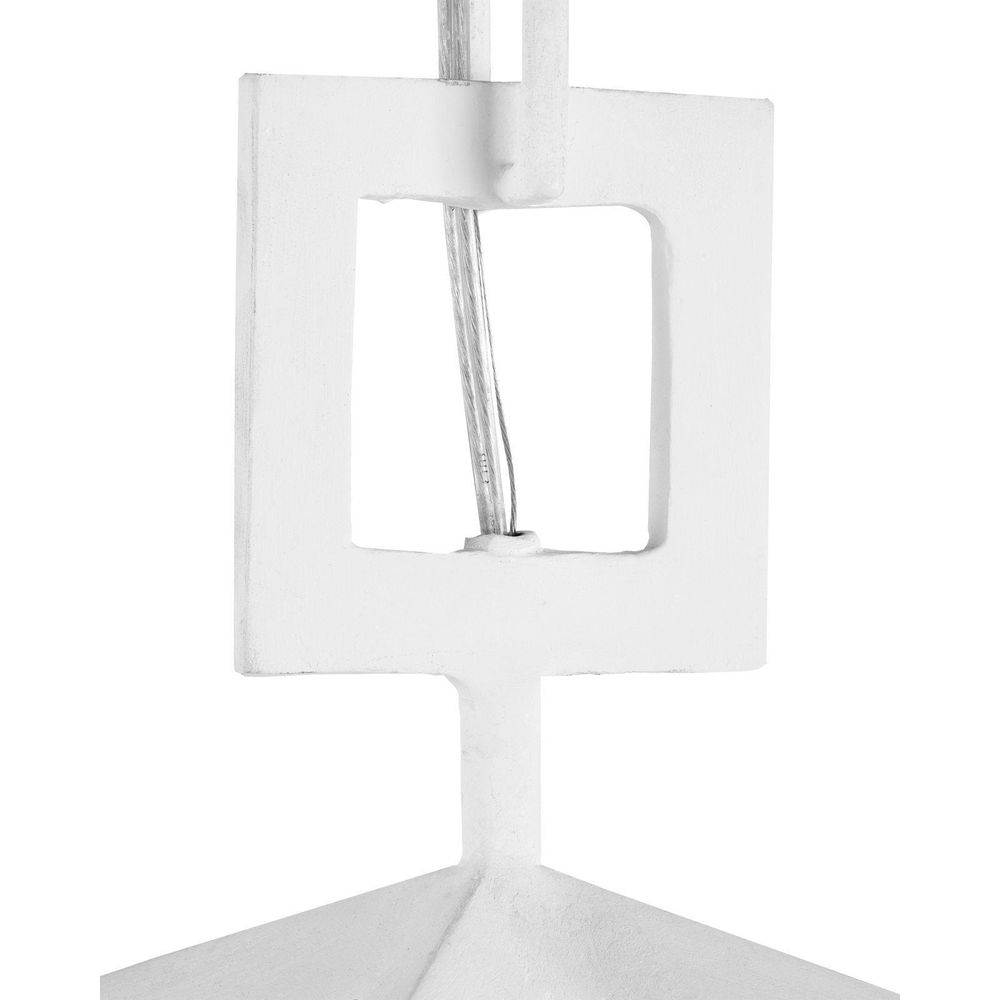 Chandeliers Denison Large White Lantern
