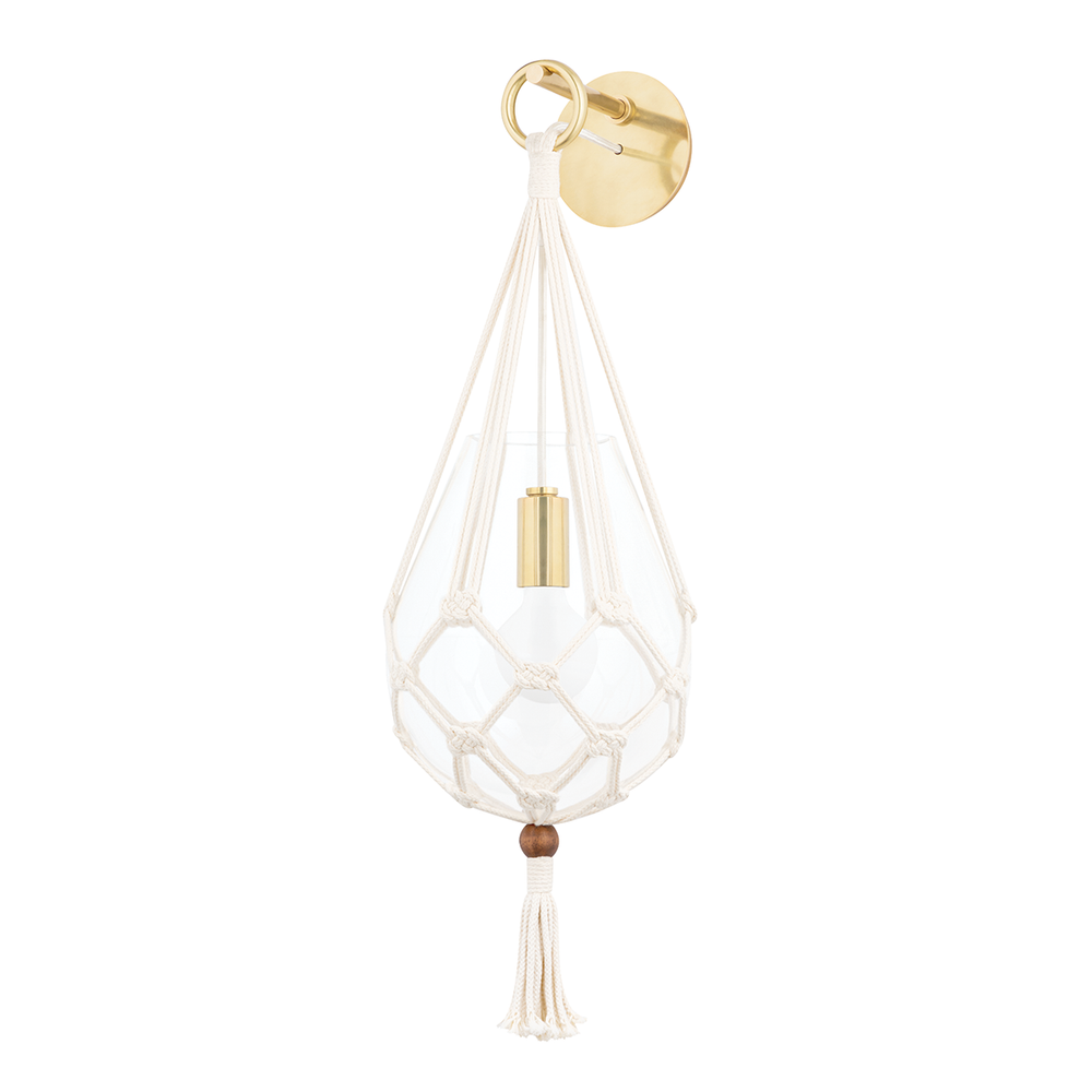 Tessa 1 Light Wall Scone-Mitzi-HVL-H411101-AGB-Wall Lighting-1-France and Son