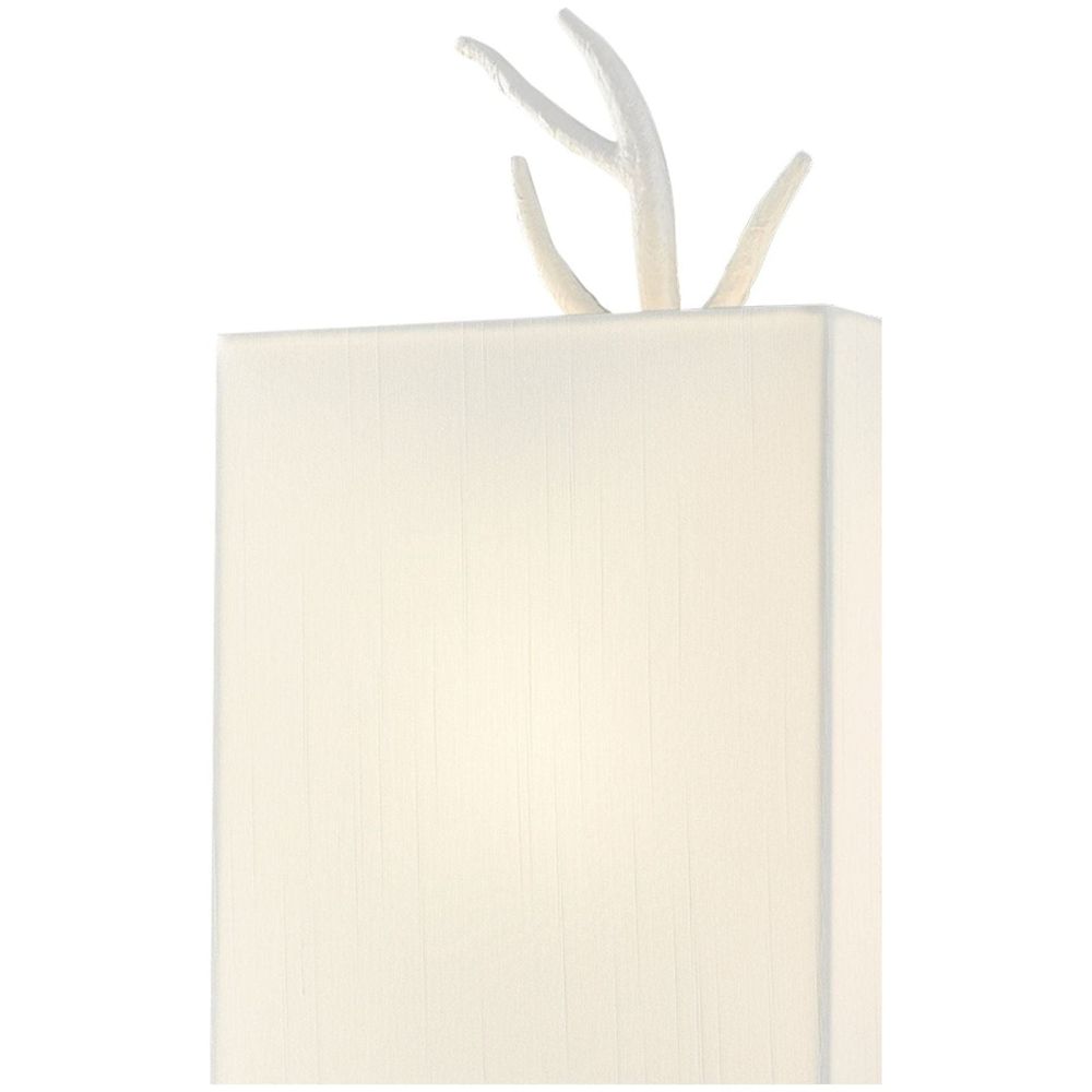 Wall Lighting Baneberry White Wall Sconce, White Shade, Left