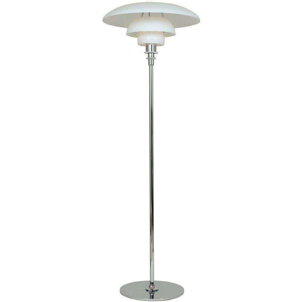 Mid-Century Modern Henningsen 4.5/3.5 Glass Floor Lamp