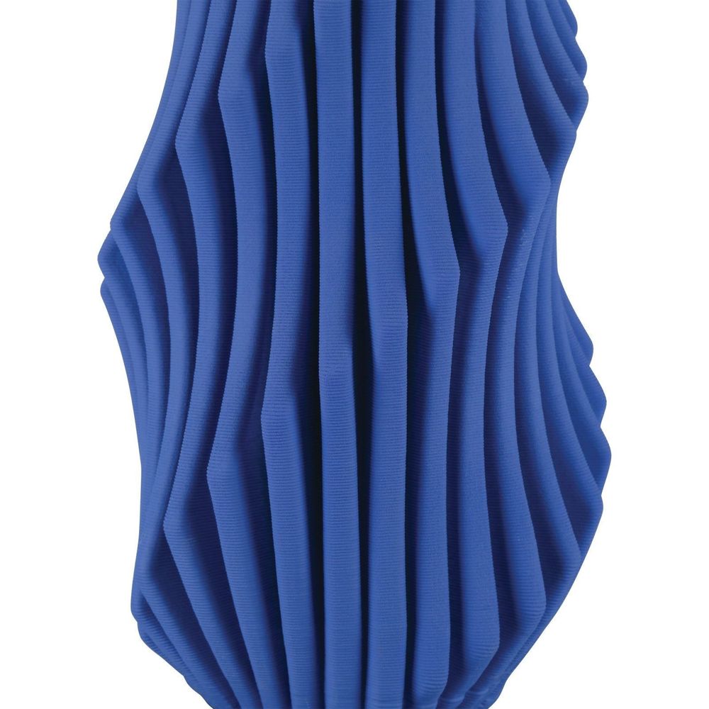 Vases Blue Pleat Medium Vase