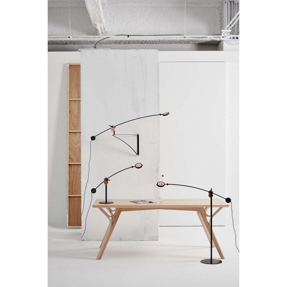 Planet Table Lamp - Matt Black + Copper-Seed Design-SEED-SLD-100DRTE-CPR-Table Lamps-17-France and Son