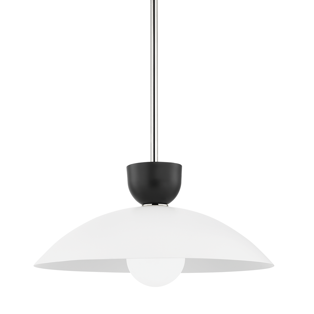 Whitley 1 Light Large Pendant-Mitzi-HVL-H481701L-PN-PendantsPolished Nickel-3-France and Son