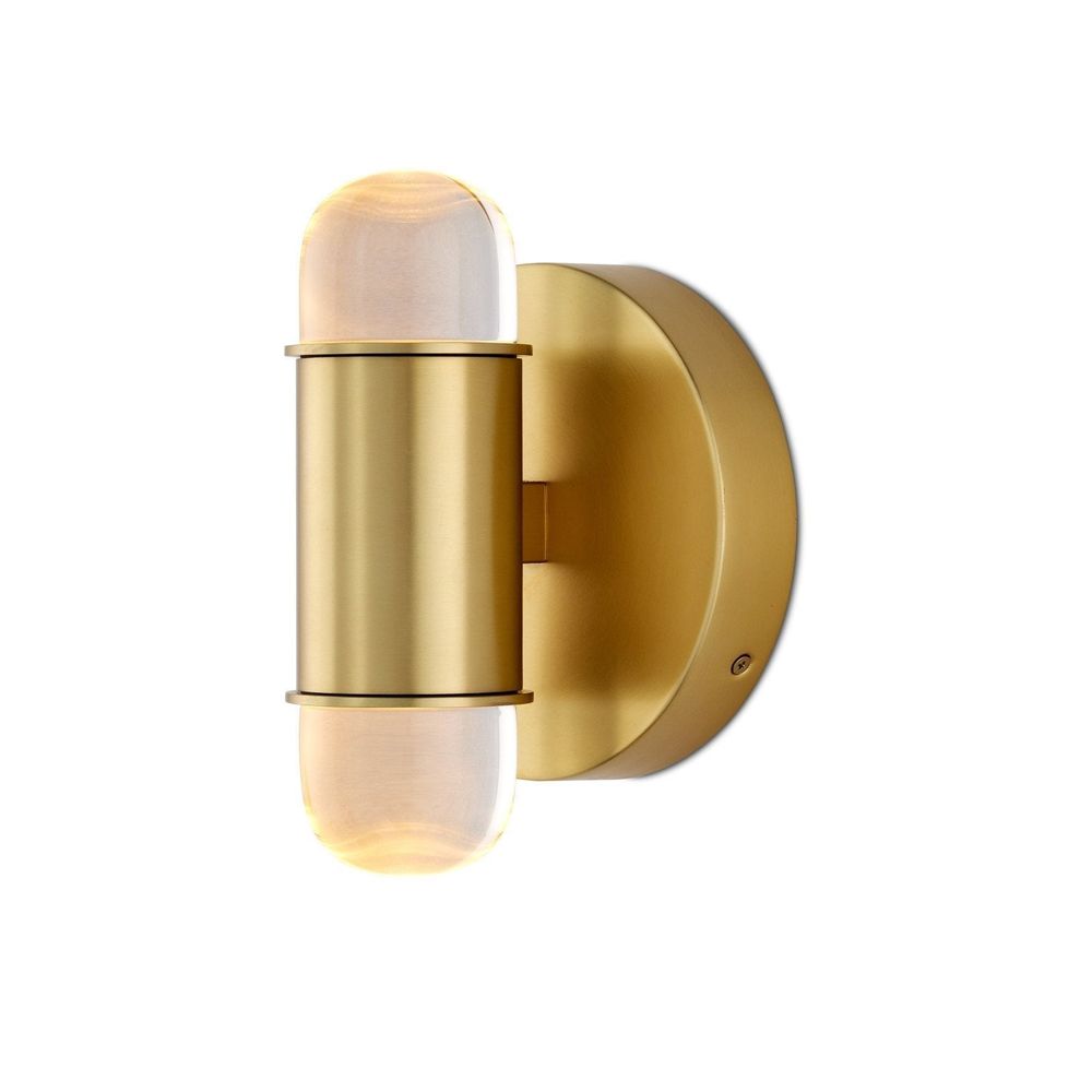 Wall Lighting Capsule Brass Wall Sconce