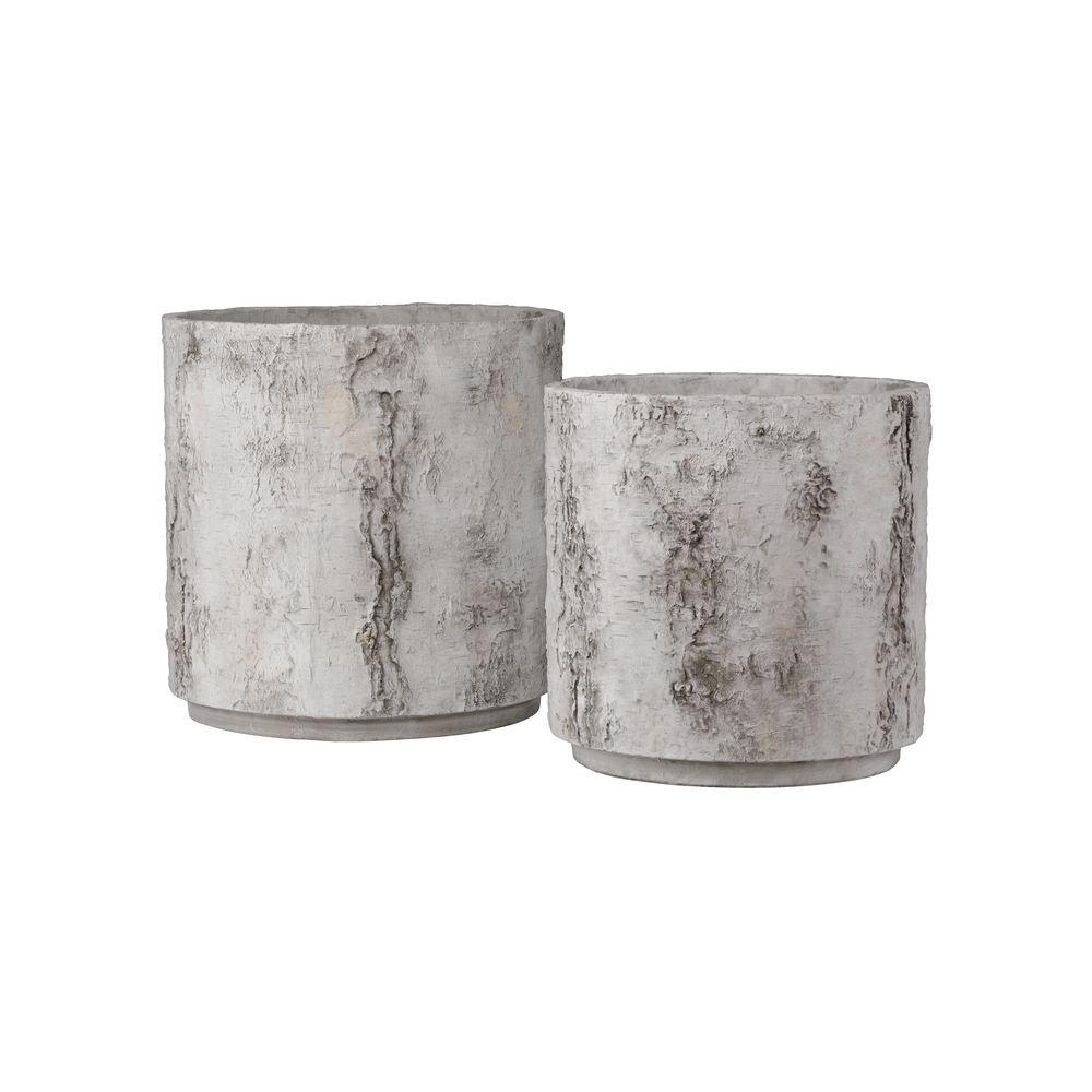 Outdoor Planters Faux Birch Small Planter
