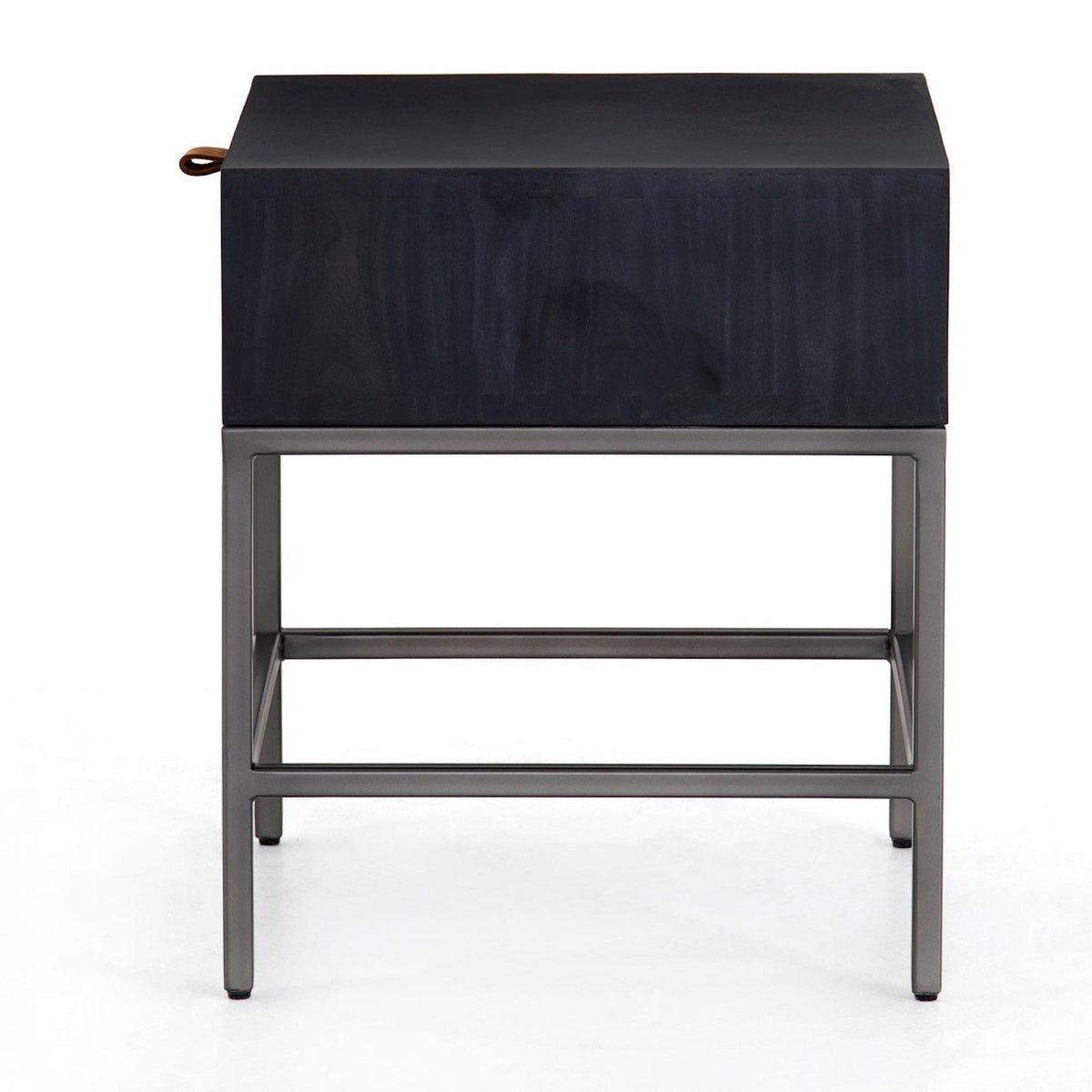 Trey End Table - Black Wash Poplar