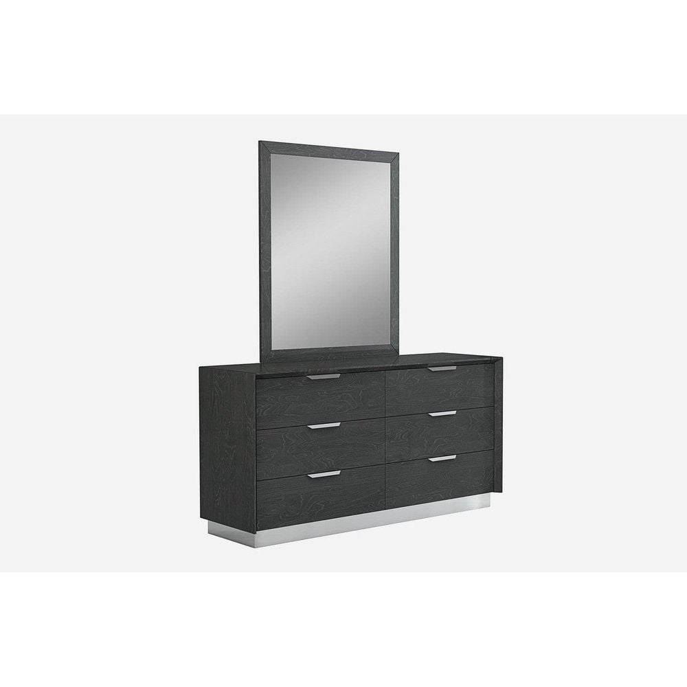 Navi Double Dresser-Whiteline Modern Living-WHITELINE-DR1354-GRY-DressersGrey-2-France and Son