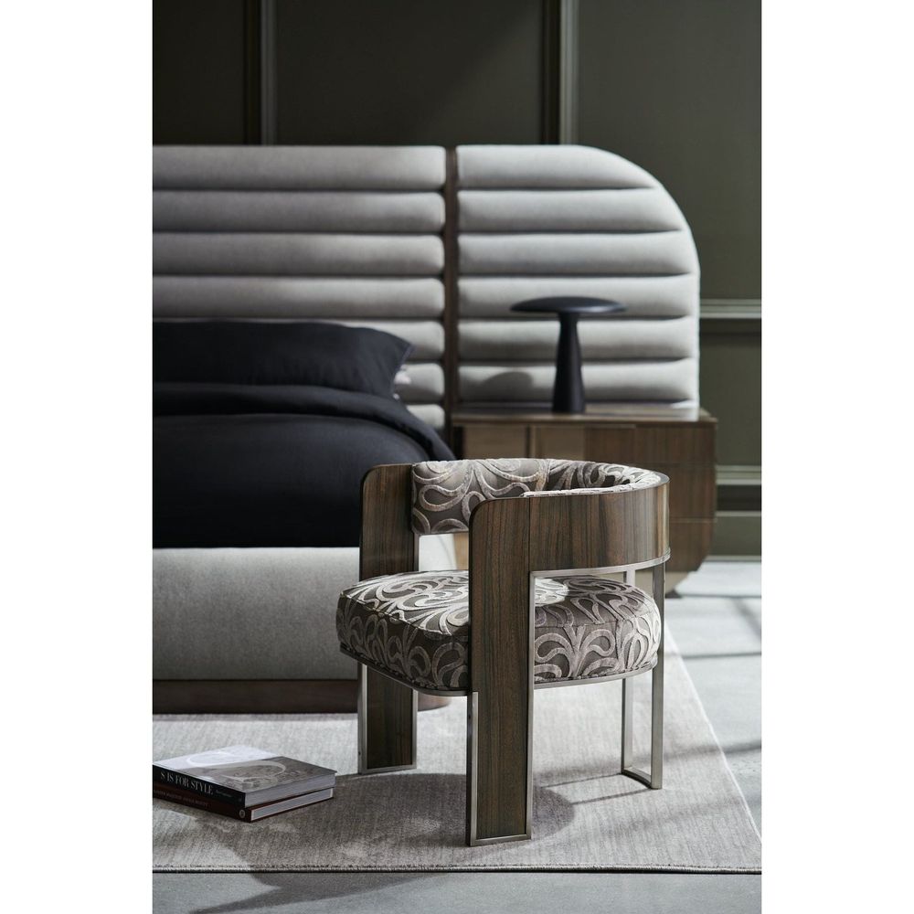 Lounge Chairs Glide Chair - Brown, Silver