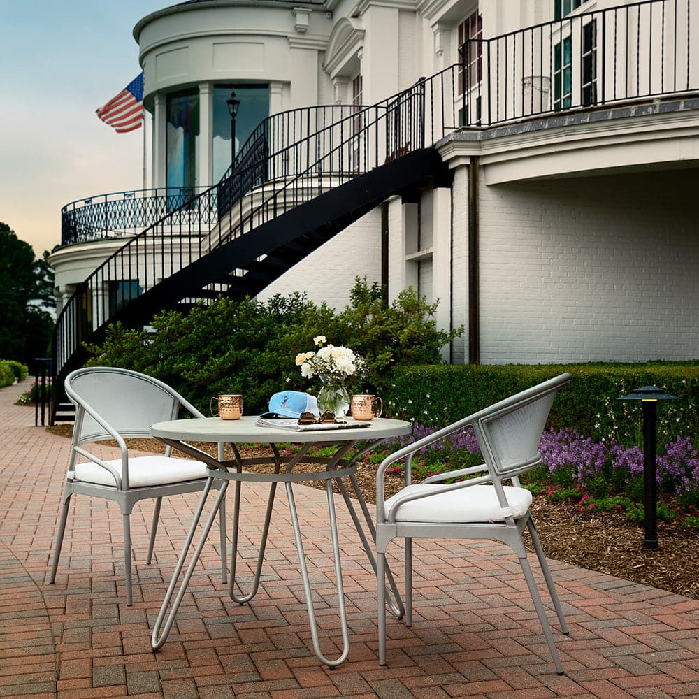 Amalfi Outdoor Café Table-Woodbridge Furniture-WOODB-O-5001-M9-Coffee Tables-2-France and Son