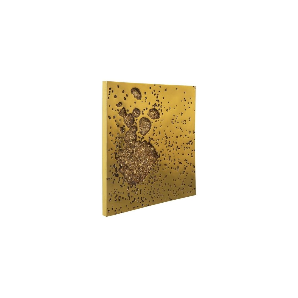 Additional view of Panorama Square Wall Art, featuring polished metallic finish, metal, and wall-mounted panel.