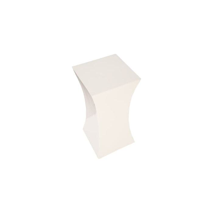 Paya Pedestal Gel Coat White-Phillips Collection-PHIL-PH80611-Decorative Objects-2-France and Son