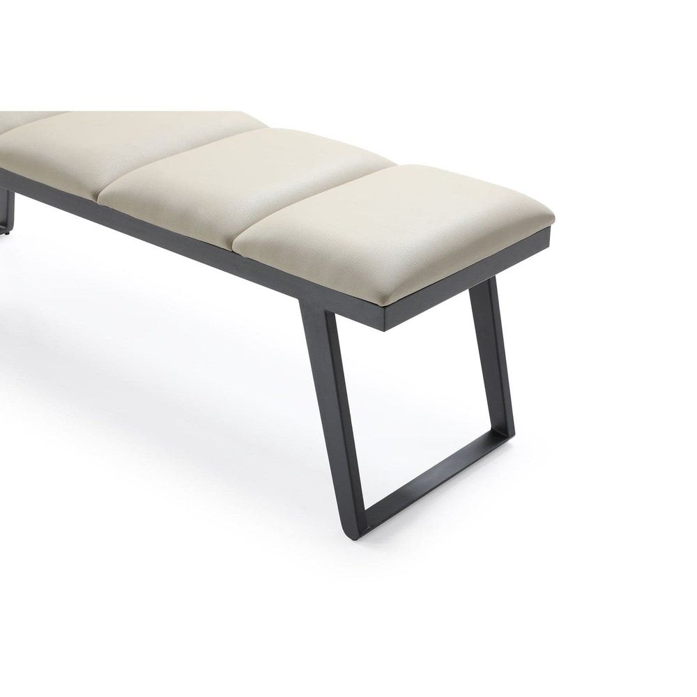 Ethan Bench-Whiteline Modern Living-WHITELINE-BN1477-DGRY-BenchesDark Gray-8-France and Son