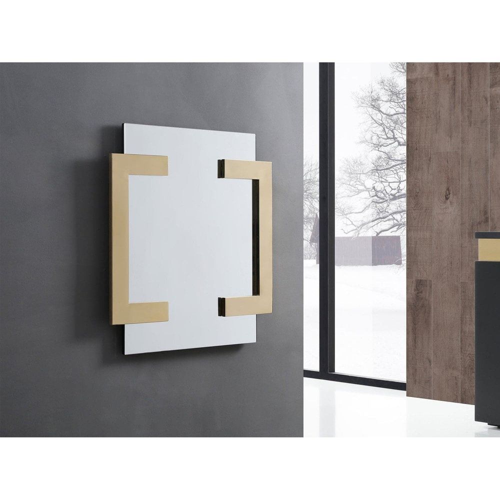 Sumo Square Mirror-Whiteline Modern Living-WHITELINE-MR1658-GLD-Mirrors-2-France and Son