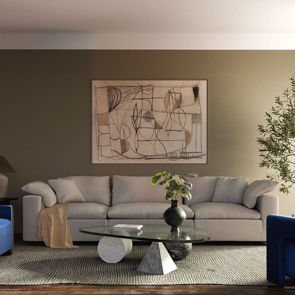 The Plushy Modular Sectional-France & Son-FYS1061OWHT-2pc+FYS1062OWHT-Sectionals3pc Sectional-2-France and Son