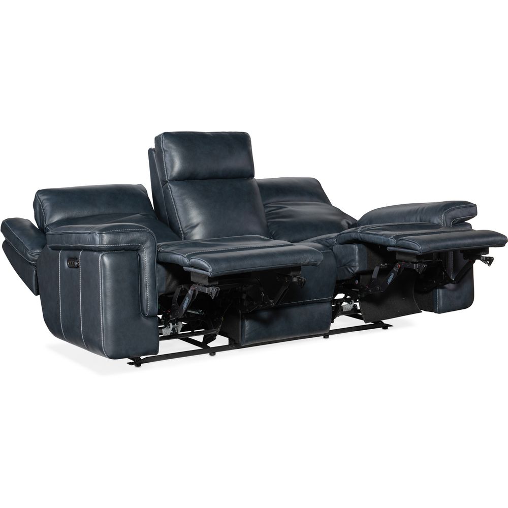 Montel Lay Flat Power Sofa with Power Headrest & Lumbar