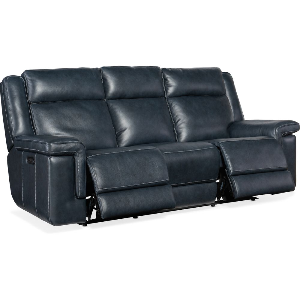 Montel Lay Flat Power Sofa with Power Headrest & Lumbar