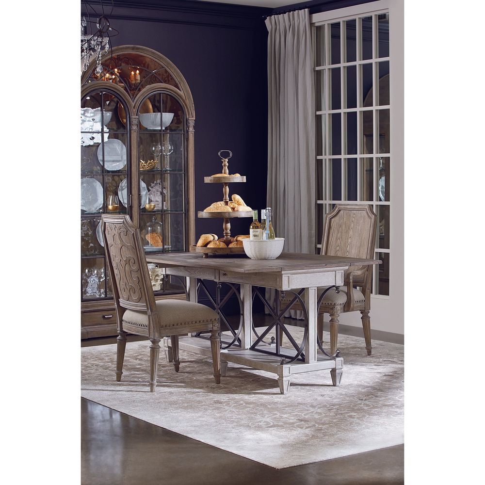 Arch Salvage Mills Side Chair - Brown, Beige - LAST ONE