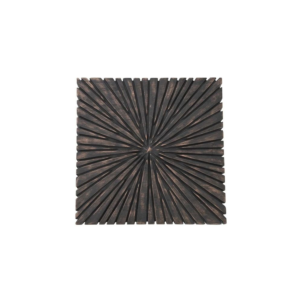 Chainsaw Side Table - Burnt Black - Black Iron Cross Base-Phillips Collection-PHIL-TH103561-Side Table-2-France and Son