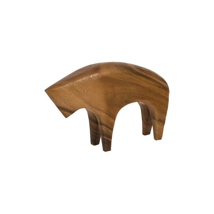 Bull Sculpture, Natural-Phillips Collection-PHIL-TH95616-Decorative Objects-1-France and Son