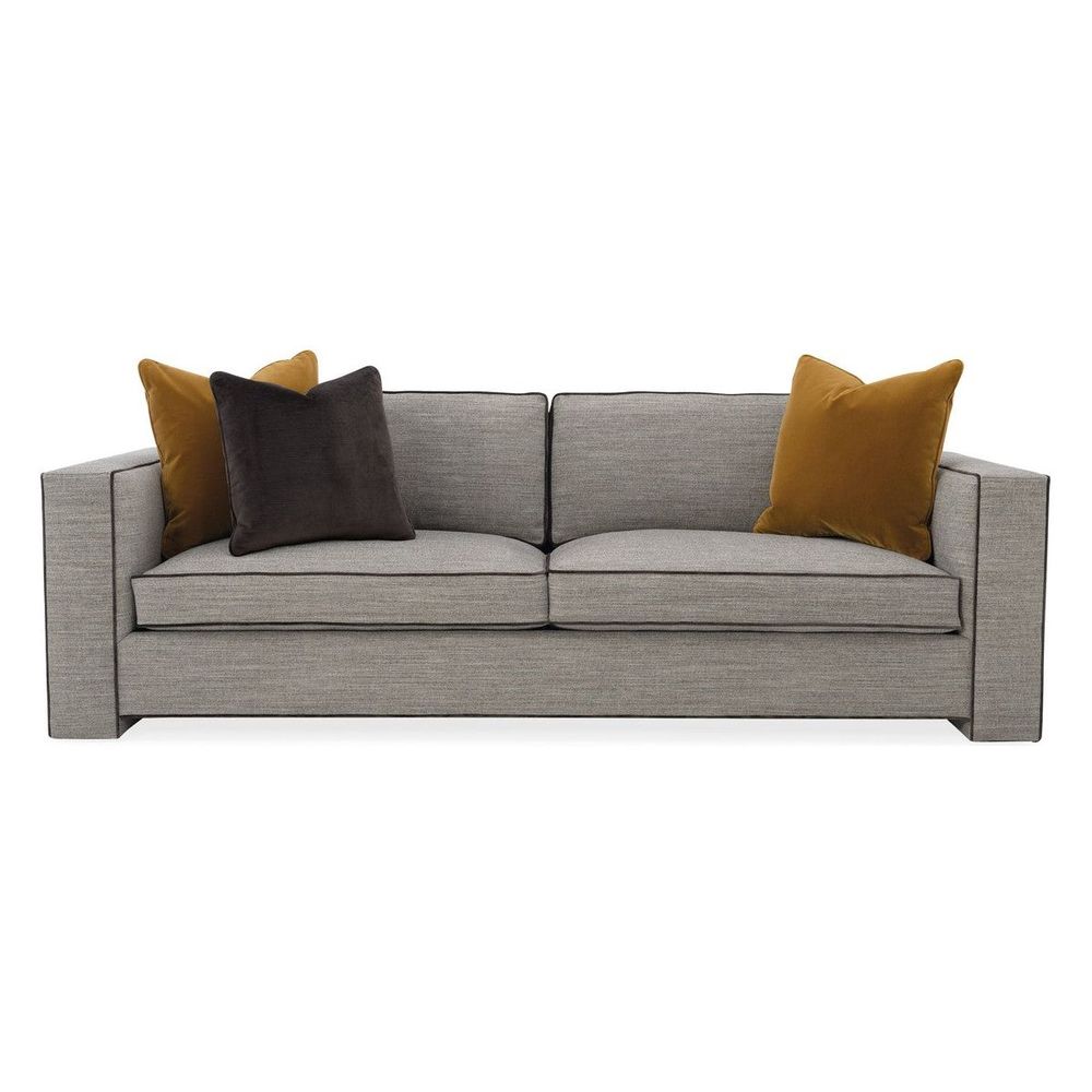 Sofas Dapper 92" Sofa - Chocolate and Spice