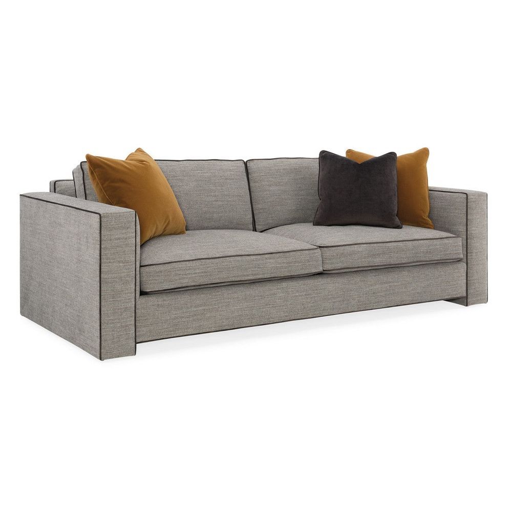 Sofas Dapper 92" Sofa - Chocolate and Spice