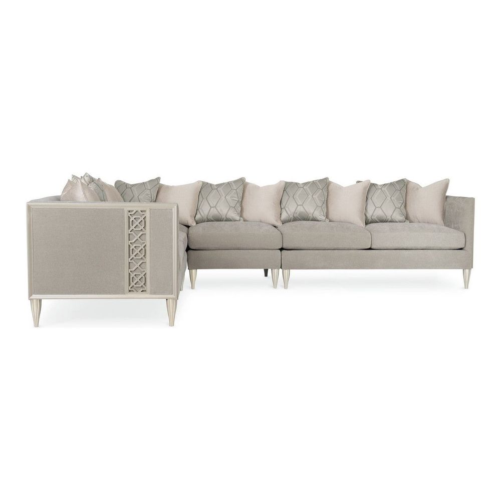 No Worries Armless Chair - Silver