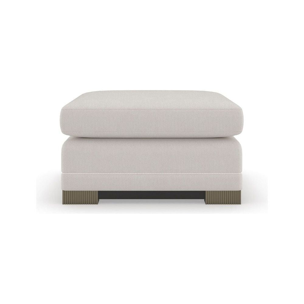 Stools & Ottomans Sanctuary Ottoman - Brown, Silver
