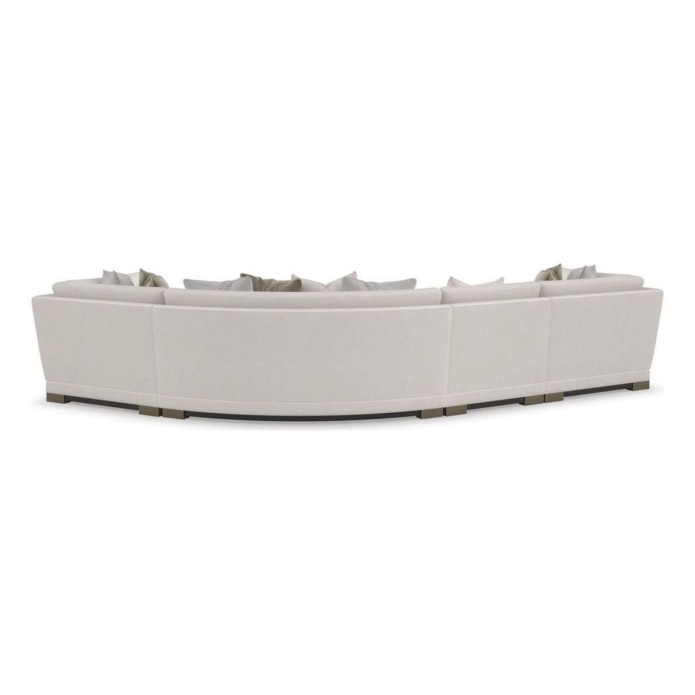 Sanctuary Corner Sectional Unit - Brown, Silver