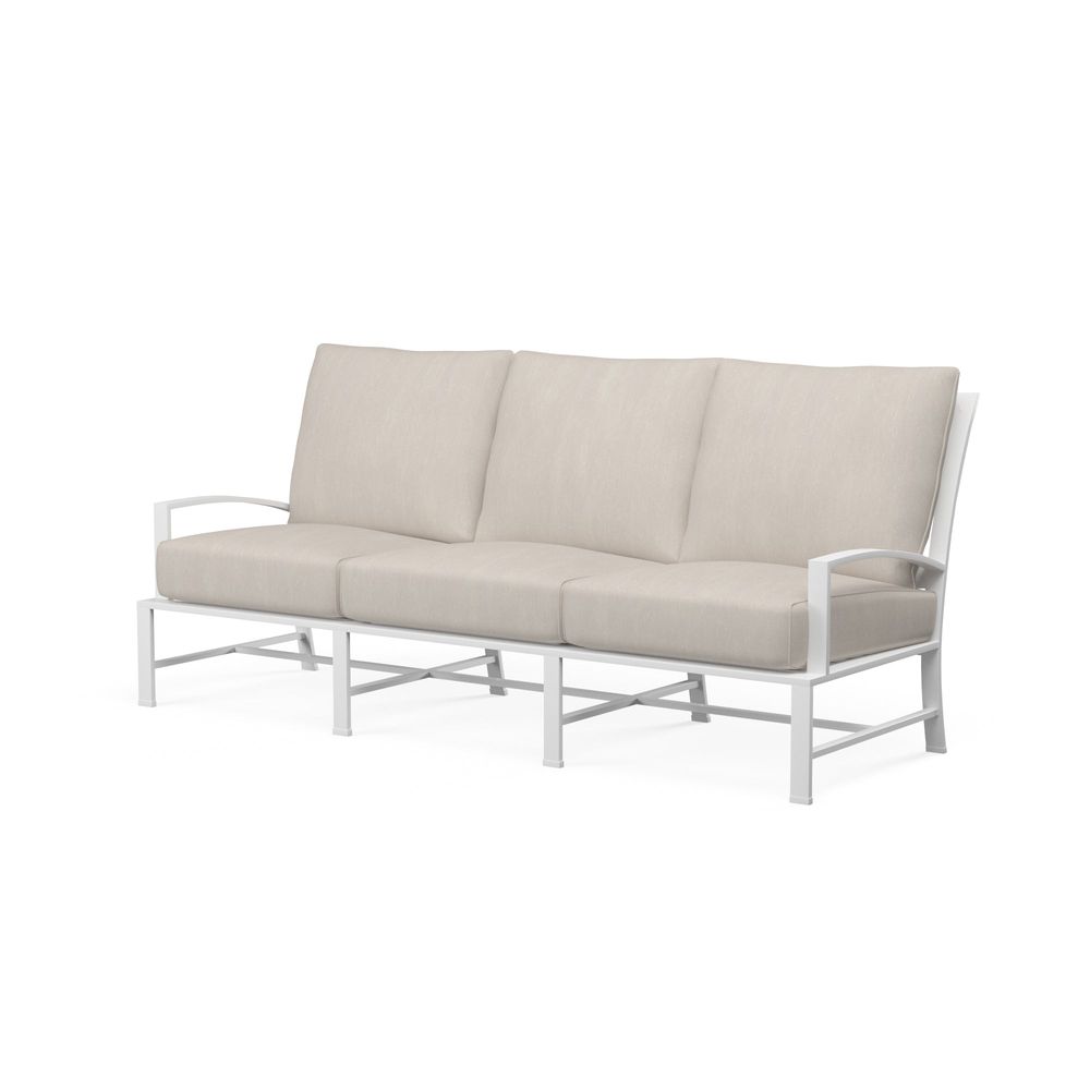 Outdoor Sofas and Sectionals Bristol Sofa in Canvas Flax w/ Self Welt